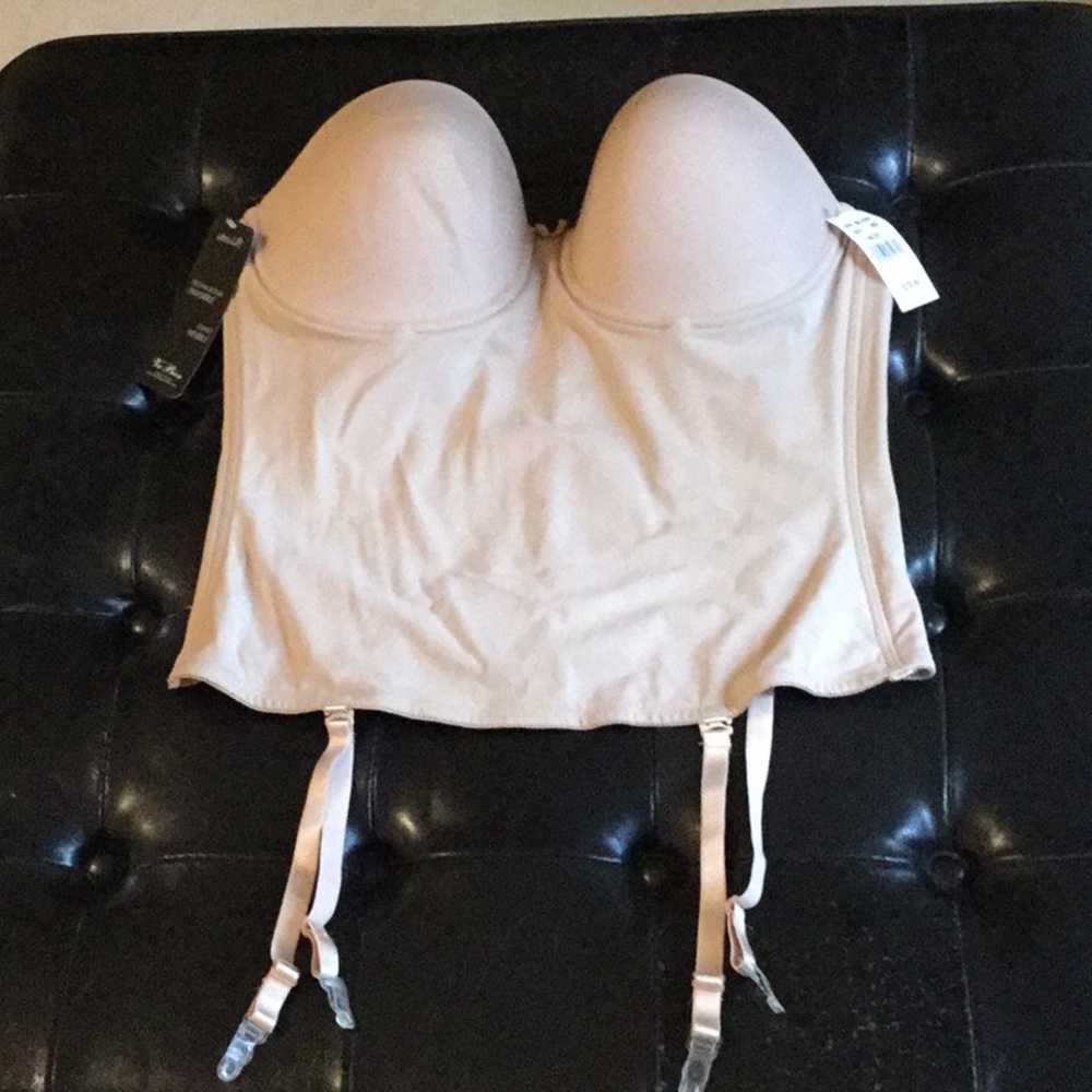 Va Bien Ultra-Lift Seamless Bustier. Nude 38C 40C.